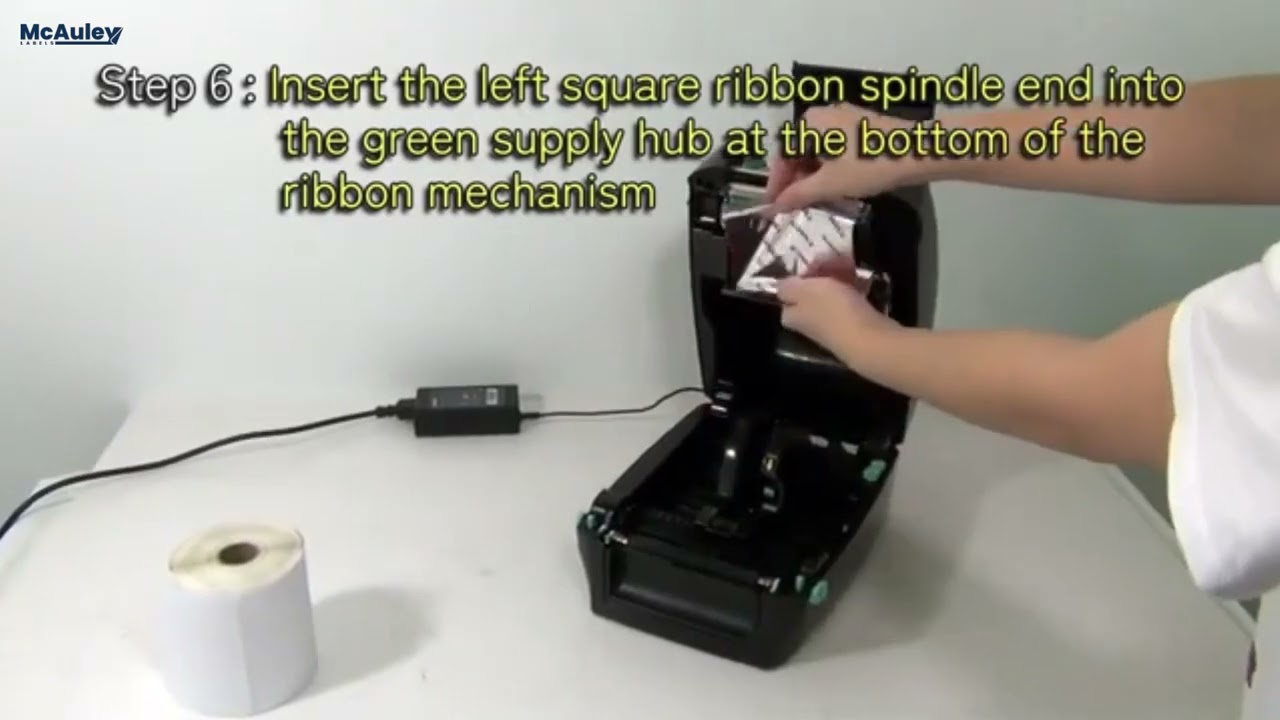 GoDEX RT860i & RT863i 4″ Thermal Transfer Printers – Media & Ribbon Loading | McAuley Labels