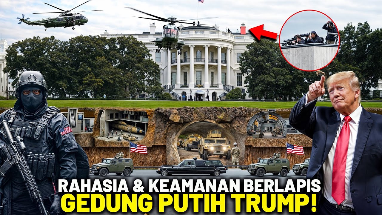 KEMBALINYA TRUMP JADI PRESIDEN AS! Pengamanan Gedung Putih Diperkuat & Bangun Bunker Anti Kiamat