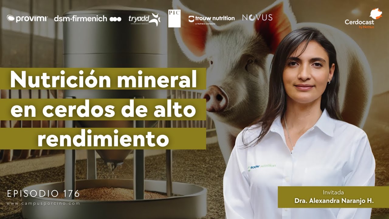 #176 - Nutrición mineral en cerdos de alto rendimiento - Dra. Alexandra Naranjo H.