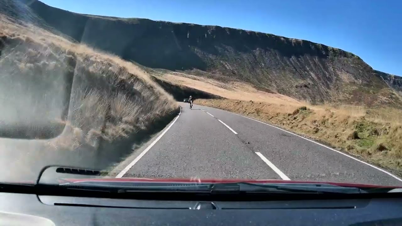 Driving on the first warm day of the year in Wales - March 2026