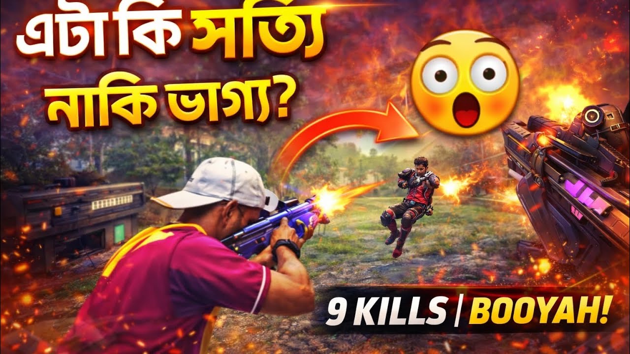 এটা কি সত্যি নাকি ভাগ্য? 😱 | No Play Still BOOYAH! | 6 Kills 🔥 Free Fire