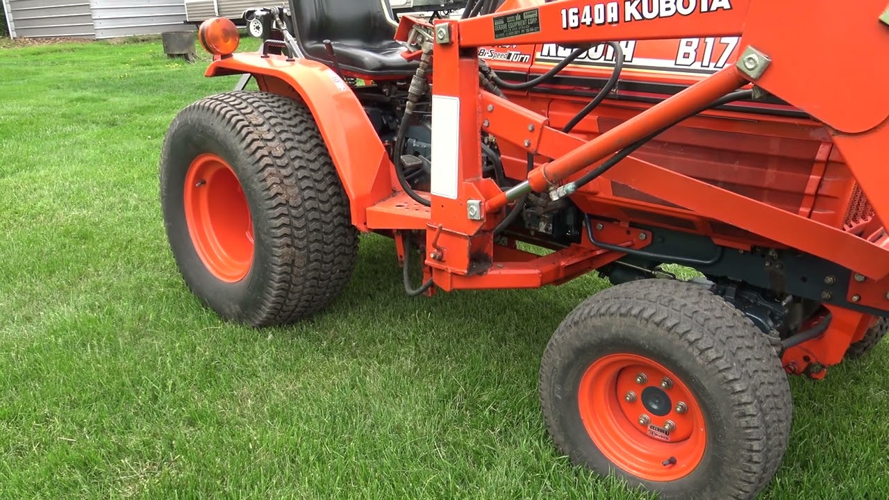 Обзор Kubota B1750