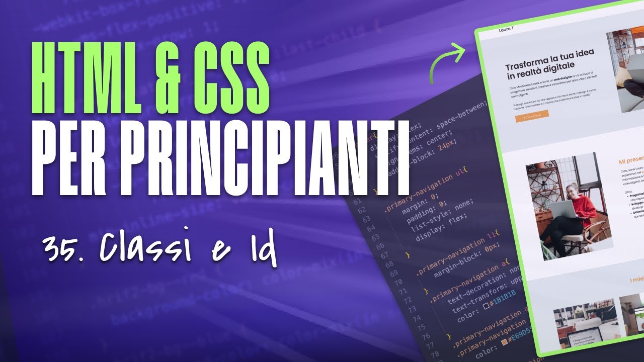 HTML e CSS per principianti: Classi e Id