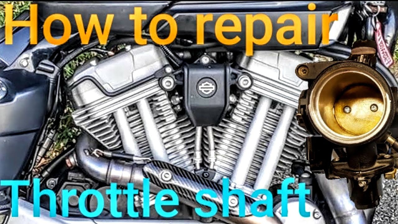 How to repair -  throttle shaft. Harley - Davidson - XR 1200
