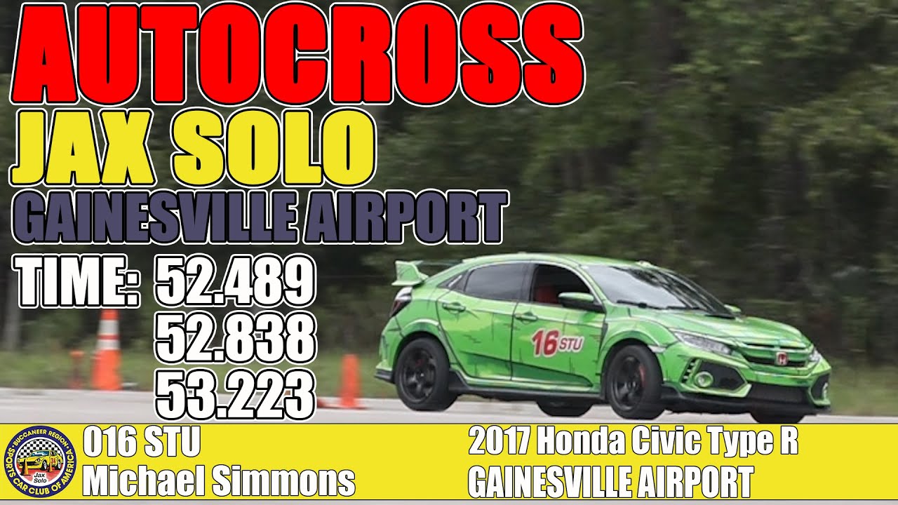 Michael gets a recorded best of 52.489 on Jax Solo’s new site located near the Gainesville Airport.