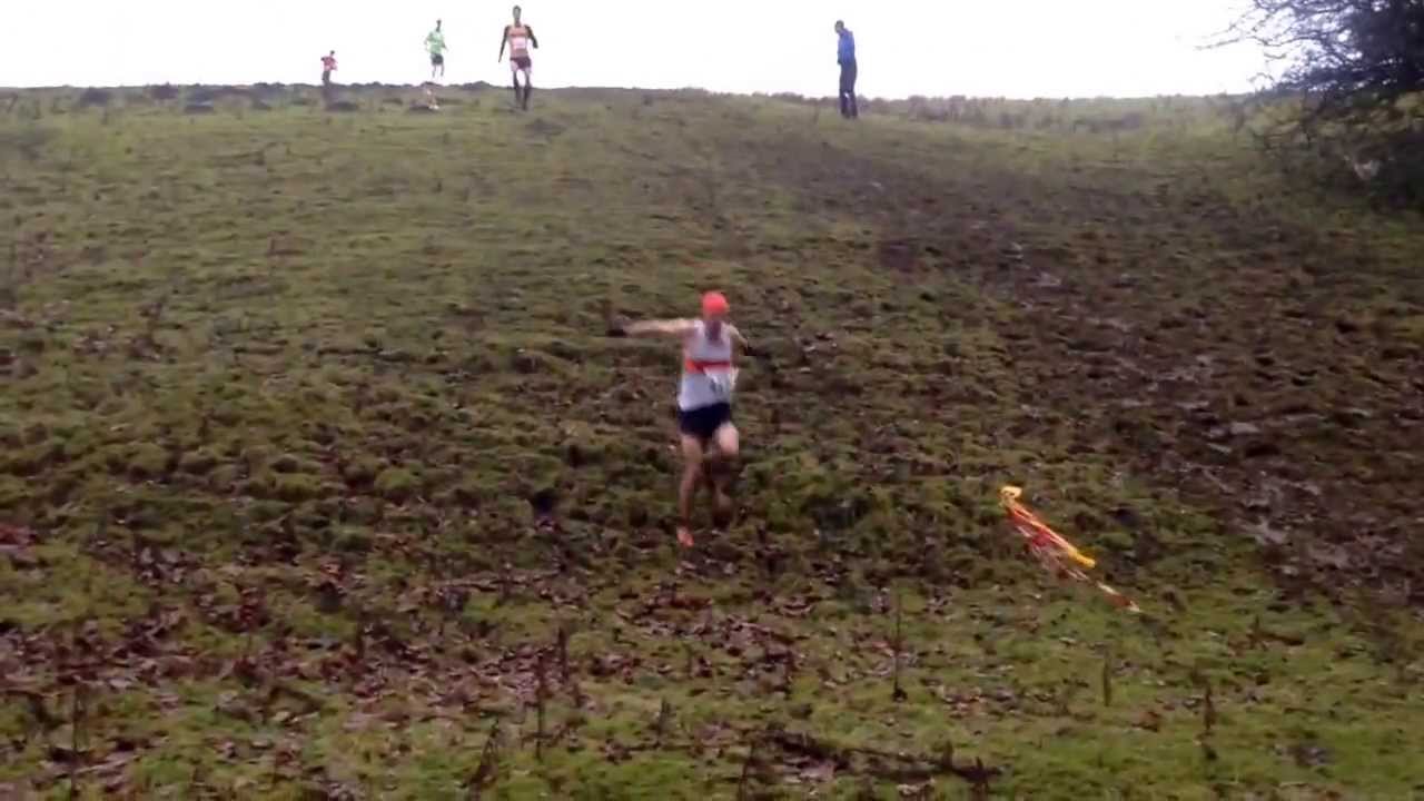 Auld lang syne fell race 2013- crazy final hill descents.turf surfing.