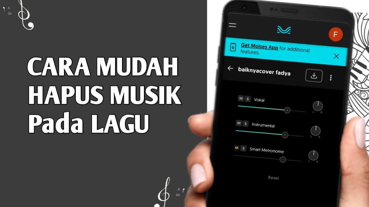 CARA HAPUS MUSIK pada LAGU TANPA APLIKASI | cara memisahkan vokal dan  musik pada lagu