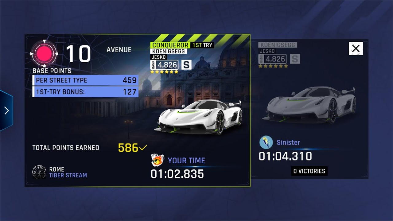 Asphalt 9 - Club clash attack phase - All 7 attack races (4th round - Hall Of Flames season)