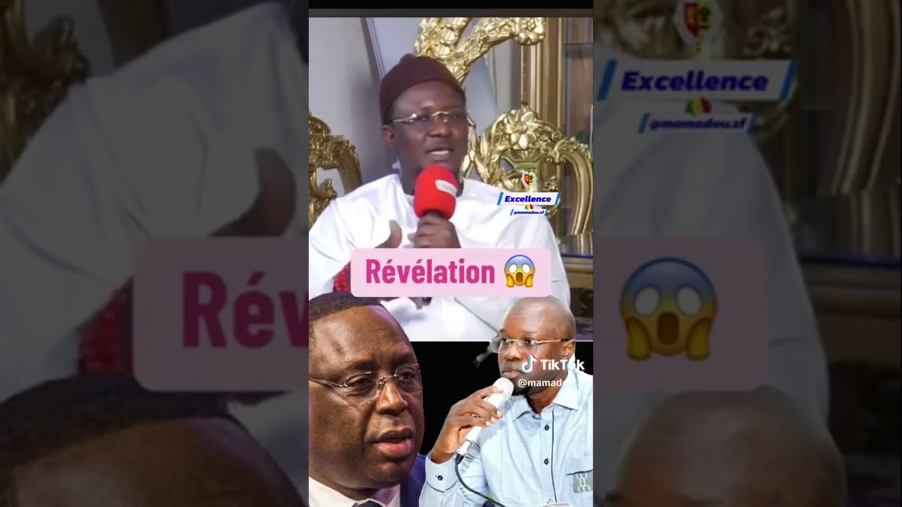 R&eacute;v&eacute;lation de Cheikh Barra Ndiaye : Macky Sall Amadou Ba #cheikhbarandiaye