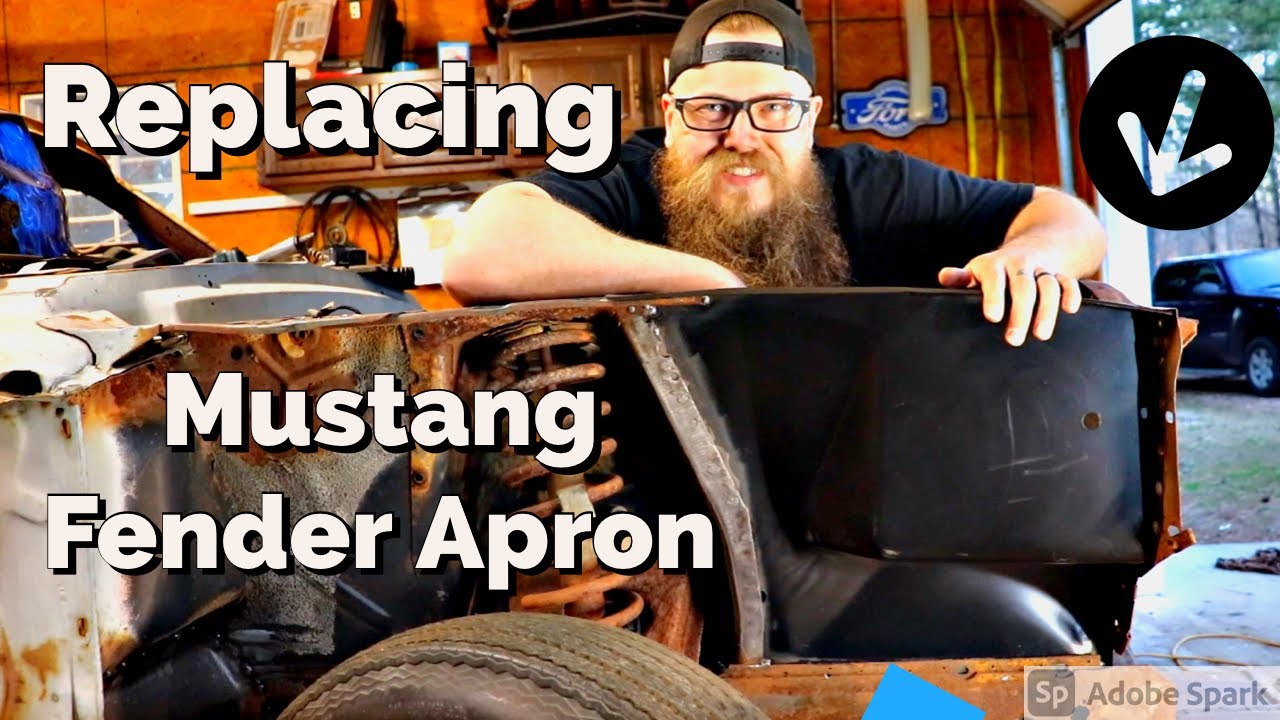 67 Замена фартука крыла Mustang!