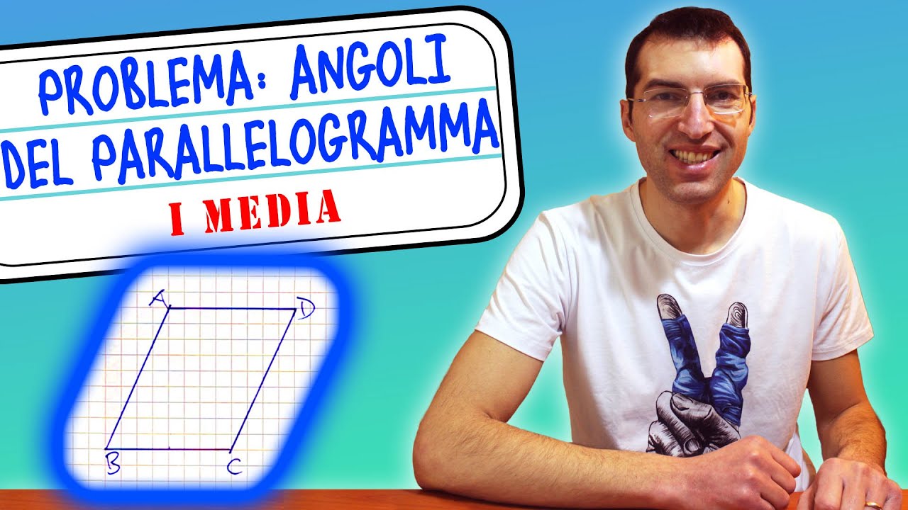 Come si calcolano gli ANGOLI del PARALLELOGRAMMA - Prima Media