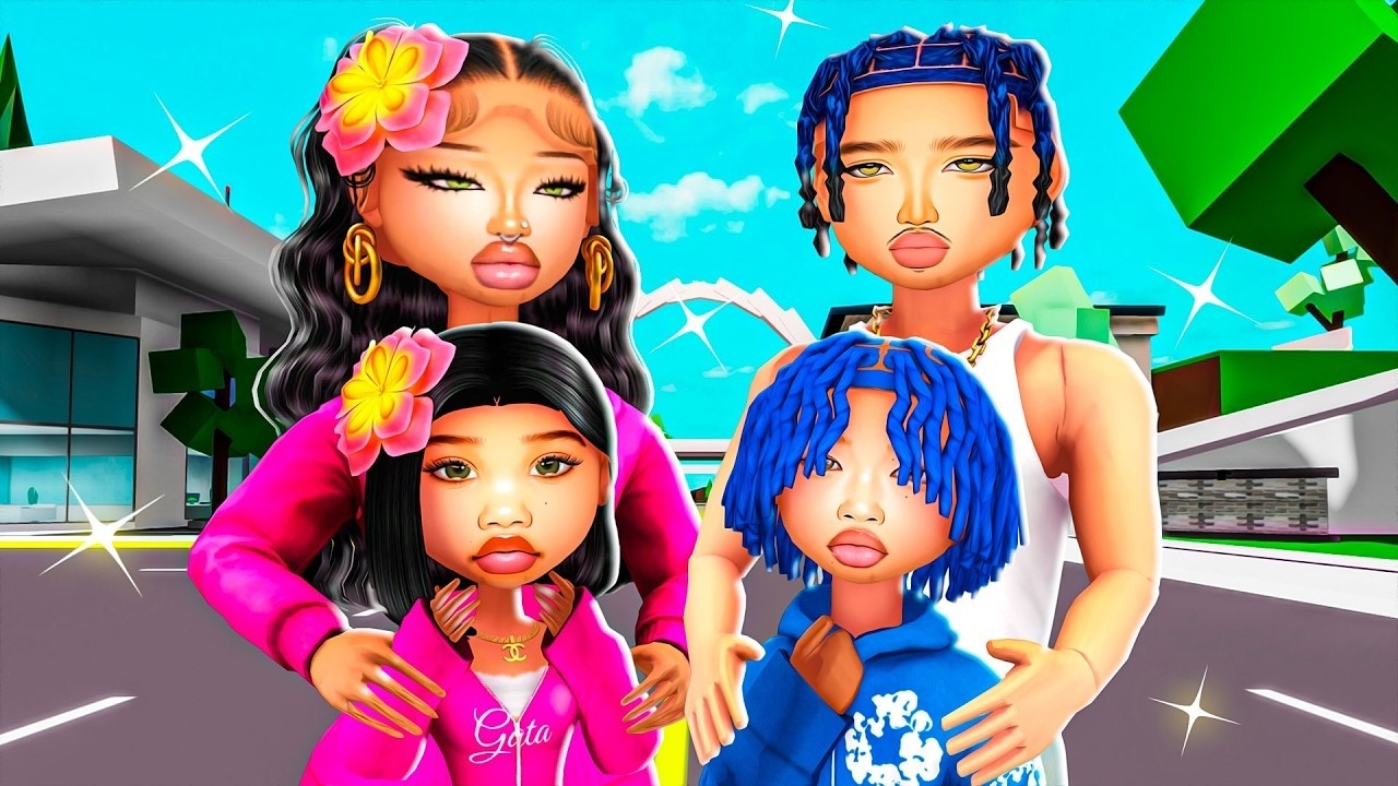 I Started A REALISTIC FAMILY With My BOYFRIEND In Brookhaven 🏡RP FOR 24 HOURS
