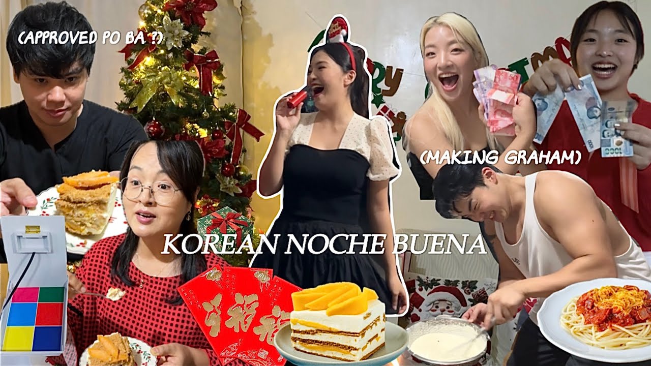 Korean Family Celebrate Noche Buena the Filipino Way *BEST CHRISTMAS*