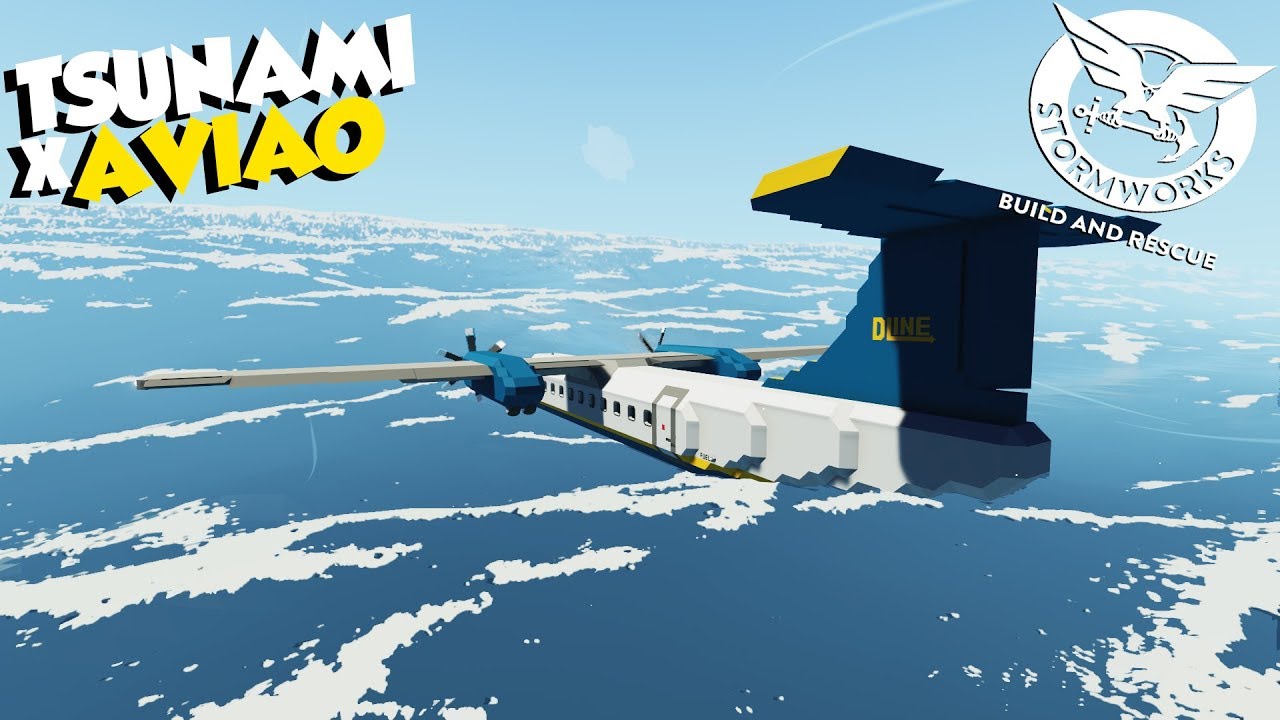 AVIÃO x TSUNAMI! StormWorks