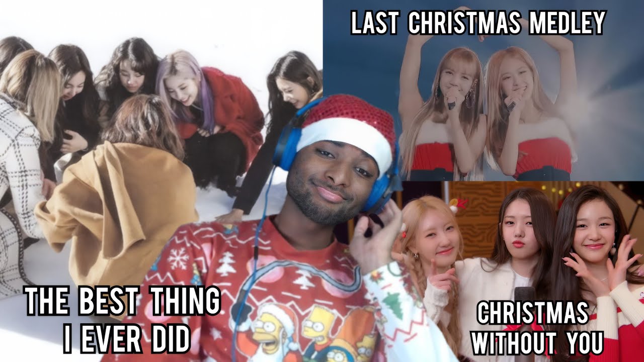 REACCIONANDO A TWICE, BLACKPINK, Y BABYMONSTER - ESPECIAL NAVIDAD pt 3