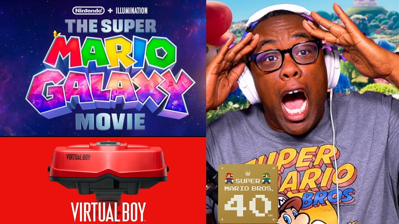 Super Mario Galaxy Movie! Mario 40th Anniversary! Virtual Boy?? Nintendo Direct Highlights 9.12.25