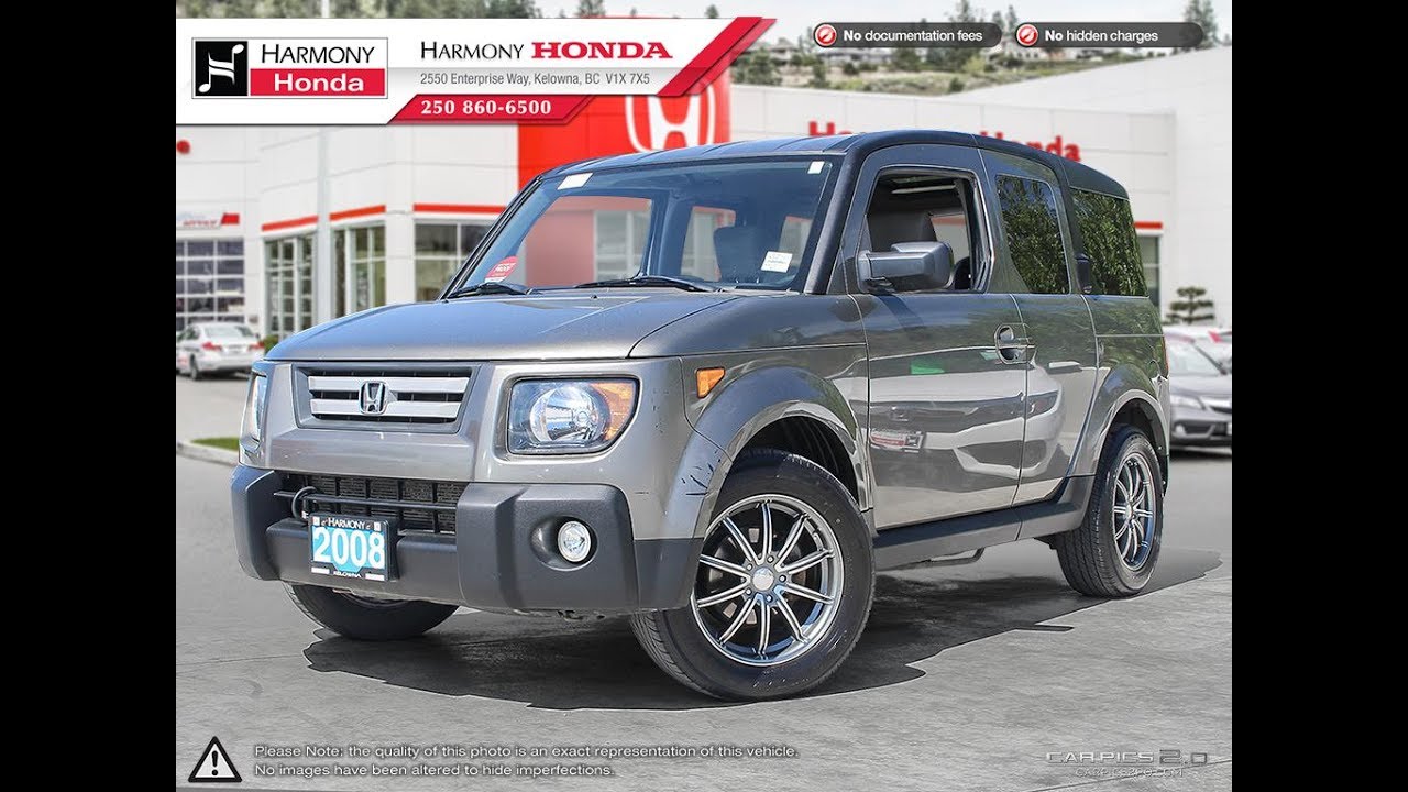 2008 Honda Element EX - Harmony Honda - Alabaster Silver - U5634 - Kelowna, BC
