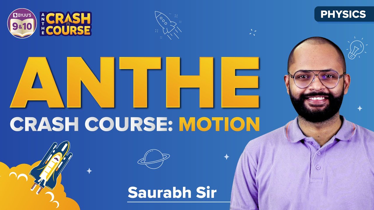 Solving ANTHE Mock Test Previous Year Questions from Motion Class 9 Science | ANTHE Crash Course