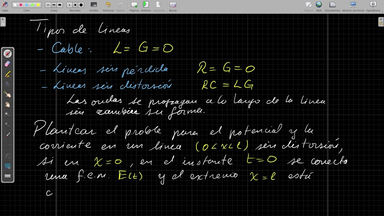 Ecuaciones de la física matemática: ecuación de onda en una línea de corriente