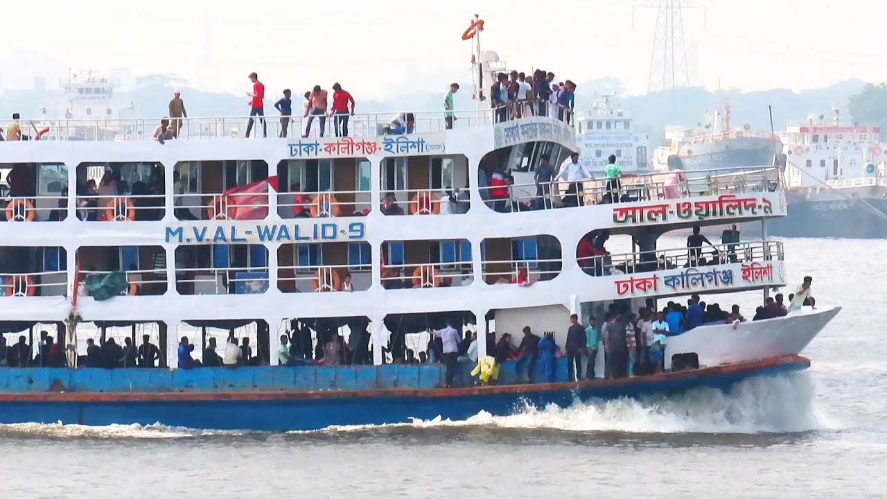 গতি কিন্তু কম নয় ইলিশার এম ভি আল-ওয়ালিদ-৯ লঞ্চের | Mv AL Walid-9 launch speed