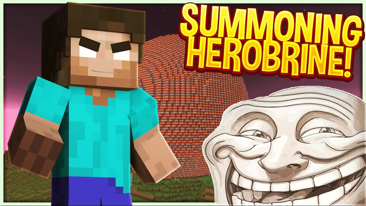 SUMMONING HEROBRINE!! (Minecraft Trolling)