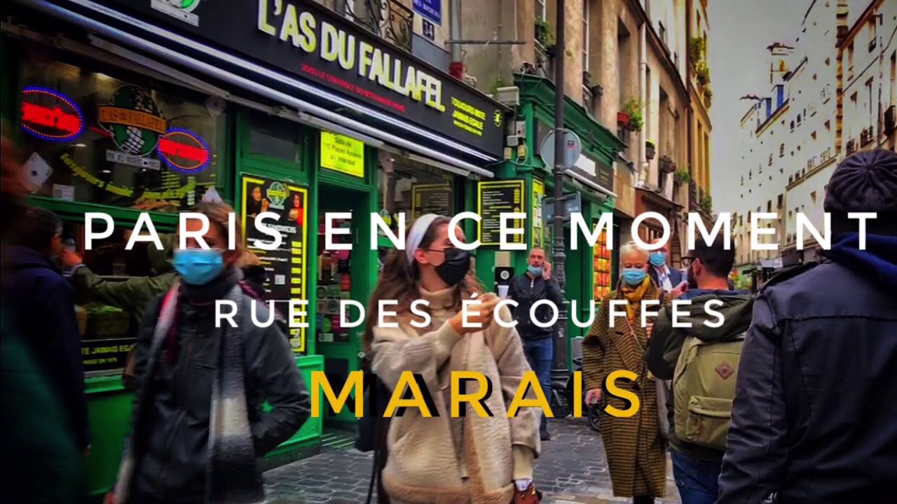 🇫🇷 WALK IN PARIS (RUE DES ÉCOUFFES) 04/11/2020 PARIS 4K