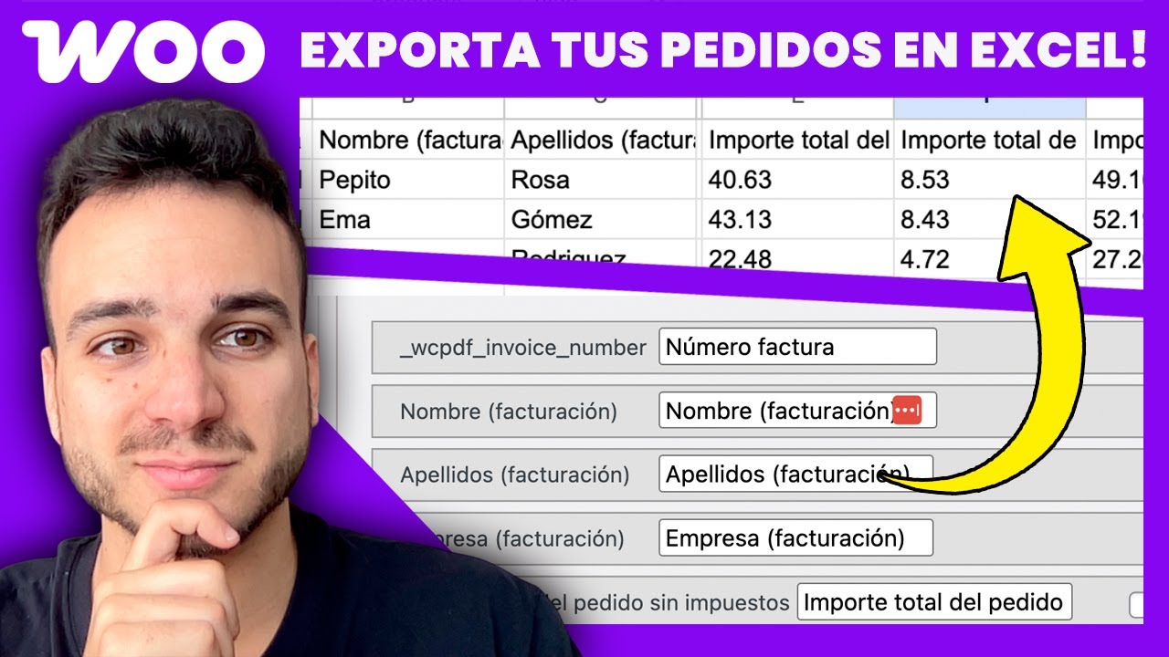 ↪️ Exportar pedidos WooCommerce a Excel, csv u Hojas de Cálculo personalizando campos | Diego Nieto