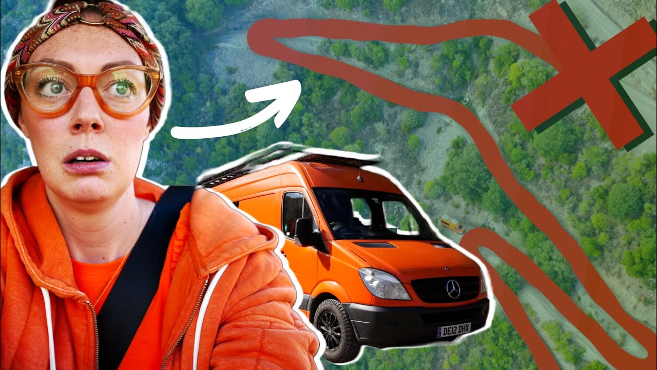 SCARY mountain track by camper (Sardinia, Italy)