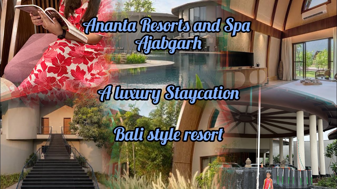 My first vlog|Ananta ,Ajabgarh (Sariska)|Luxury Staycation|#foryou #viralvideo#staycation