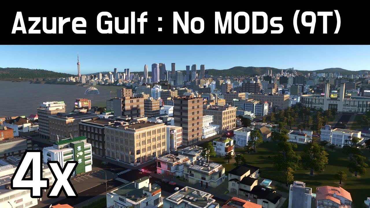 Cities Skylines | Sunset Harbor - Azure Gulf : No MODs / 노을항 -  애저만