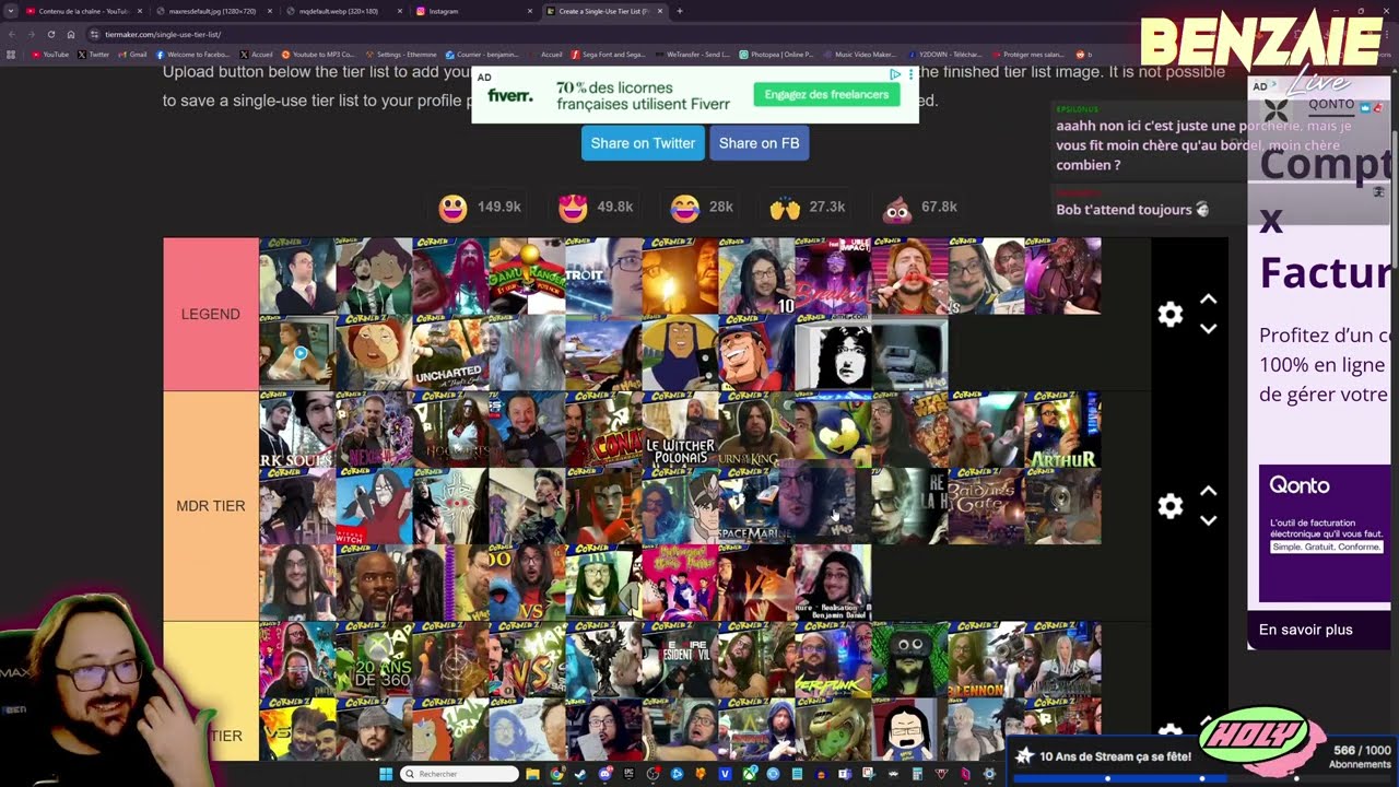 150 épisodes ! La Tier lists des HARD CORNER !