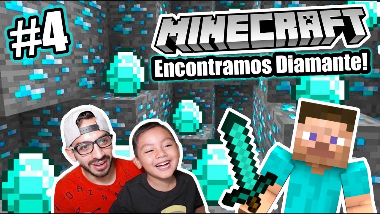 Encontre Diamantito en Minecraft | Cueva de Diamantes | Juegos Karim Juega