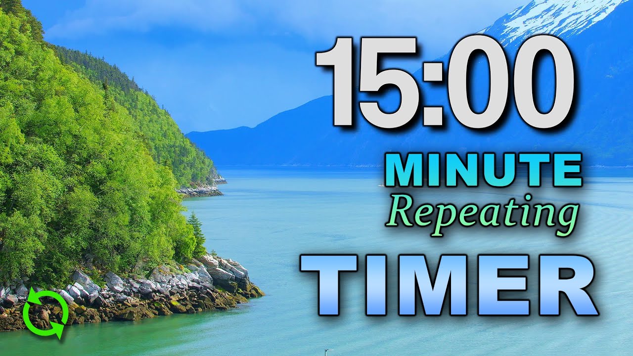 15 Minute Timer Repeating 4 Hours | ⏰ Beeping Alarm | No Music  | Study Aid @FirstClassTimers