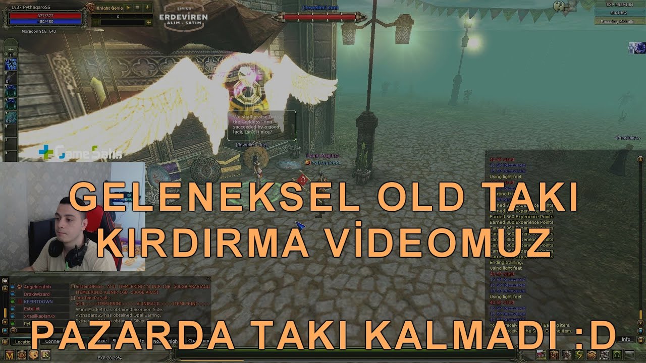 SİRİUS - GELENEKSEL  OLD TAKI KIRDIRMA VİDEOMUZ..! | PAZARDA TAKI KALMADI :D (Knight Online)..