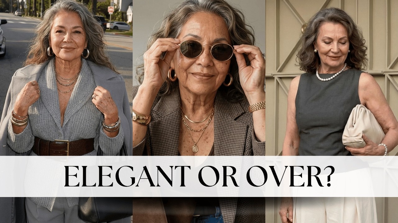 The Accessory Mistakes That Ruin Elegant Outfits After 60 (And What to Choose Instead)