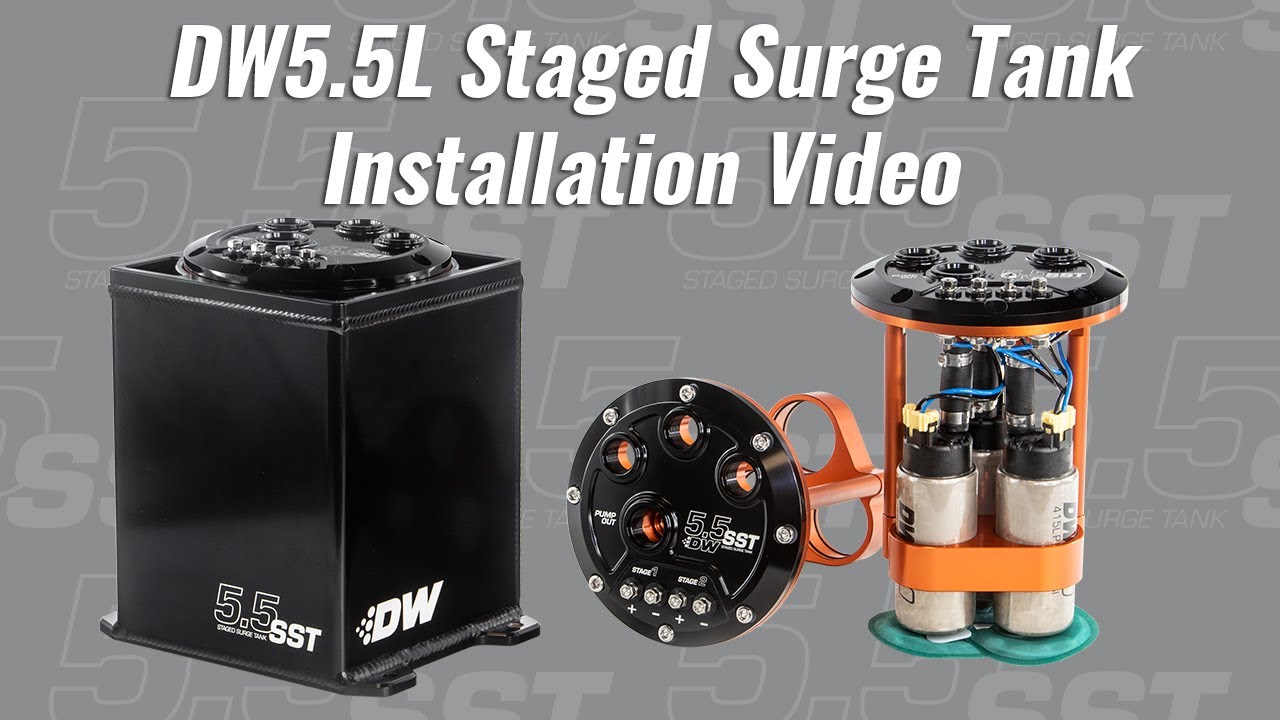 DW Triple Pump 5.5 Liter Staged Surge Tank Installation Video