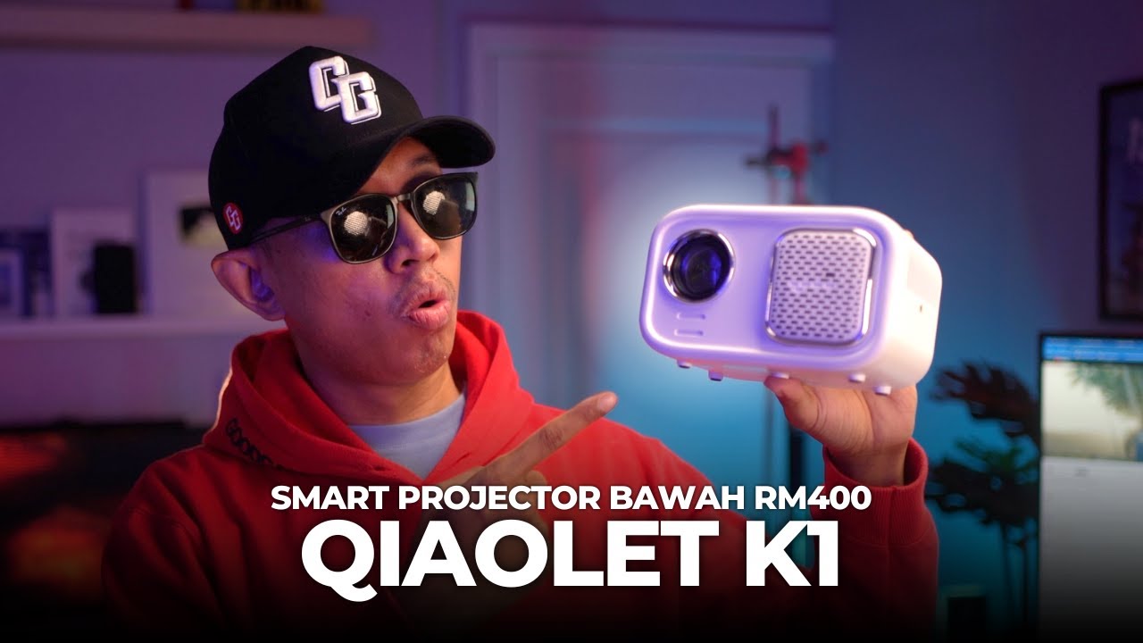 Smart Projector Bajet Bawah RM400 | Qiaolet K1