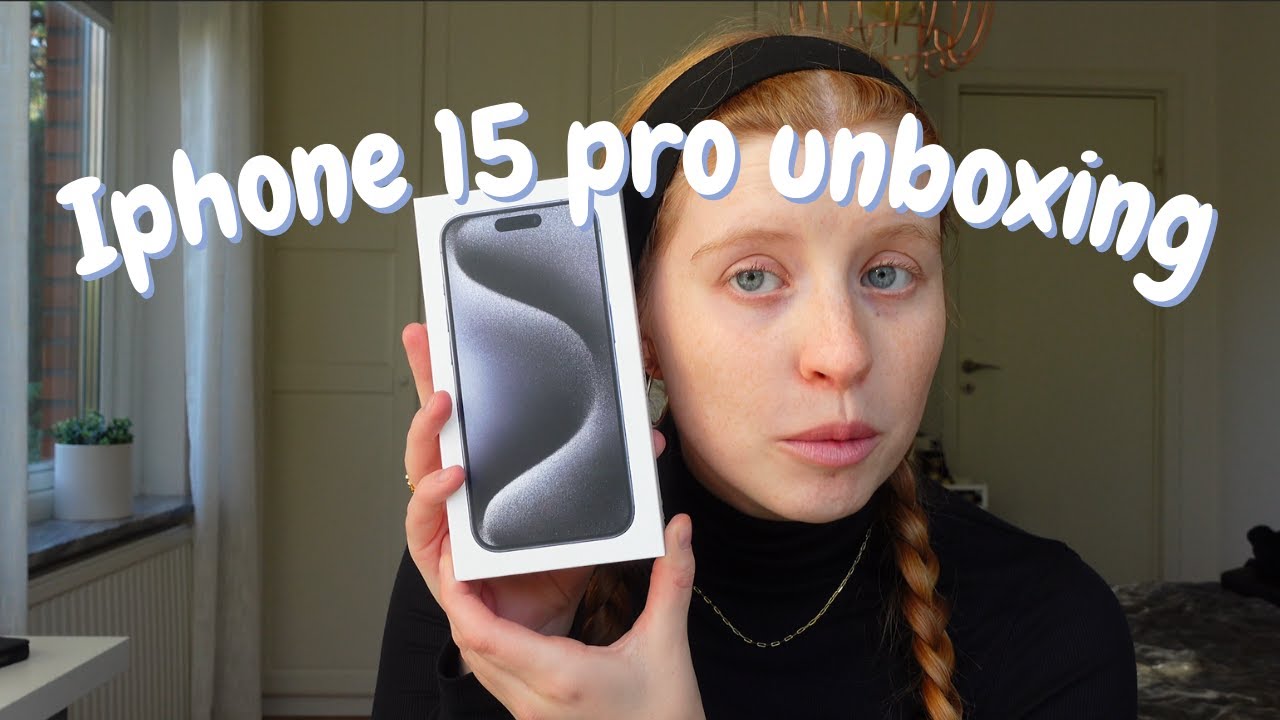 Unboxing the new iPhone 15 pro + review!