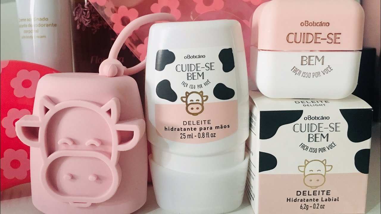 Lançamento Hidratante Labial Deleite e Capinha!!! e Mais Comprinhas... O Boticário | Eudora 🛍🛍✔️