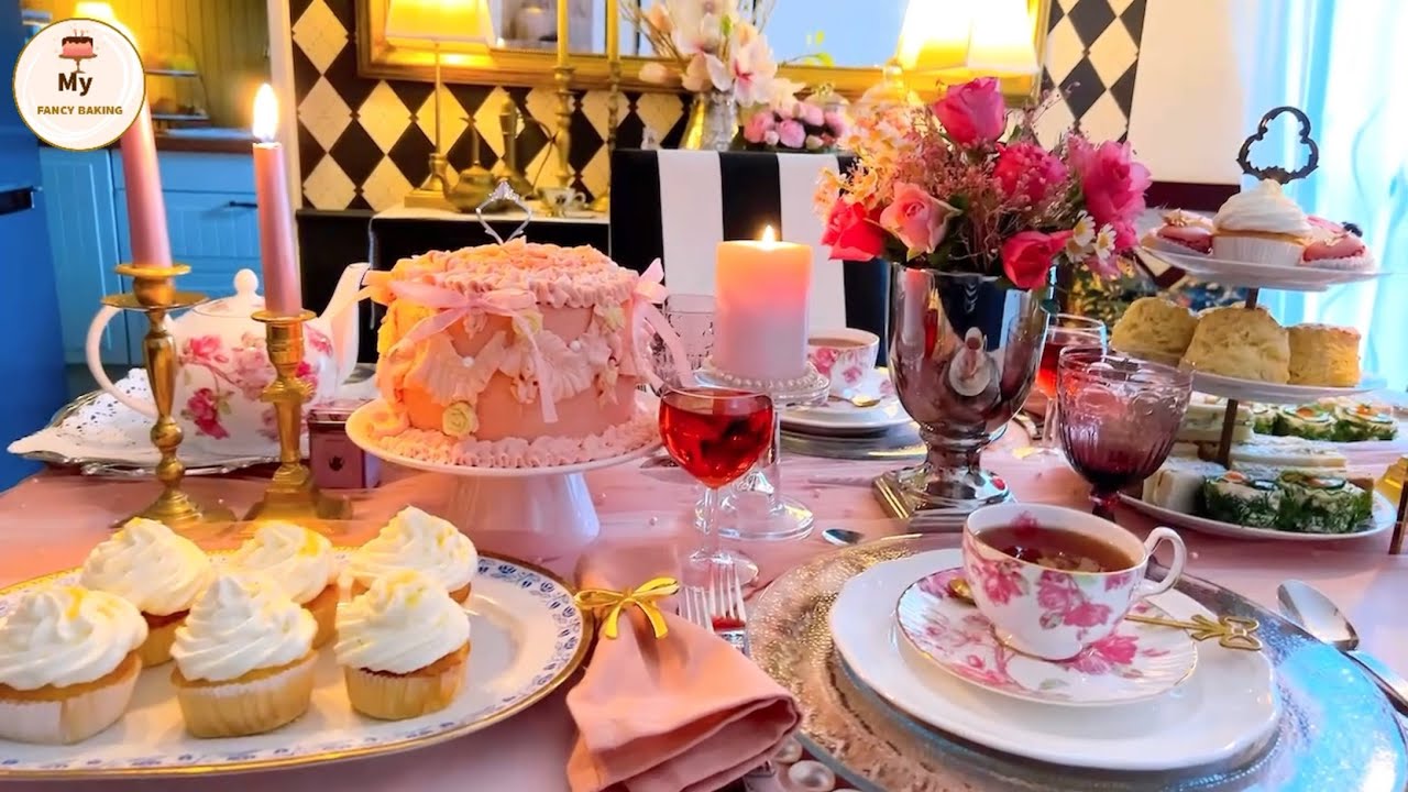 Elegant British Afternoon Tea at Home