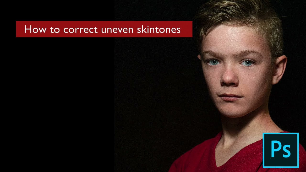 How to correct uneven skin tones using Photoshop