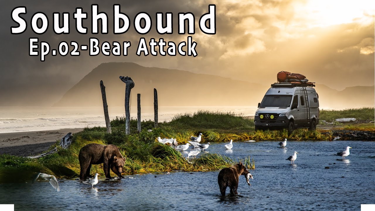 Southbound - Ep 02 - Bear Attack & Finding Alaska Paradise | Kodiak,AK |Overlanding the Pan-American