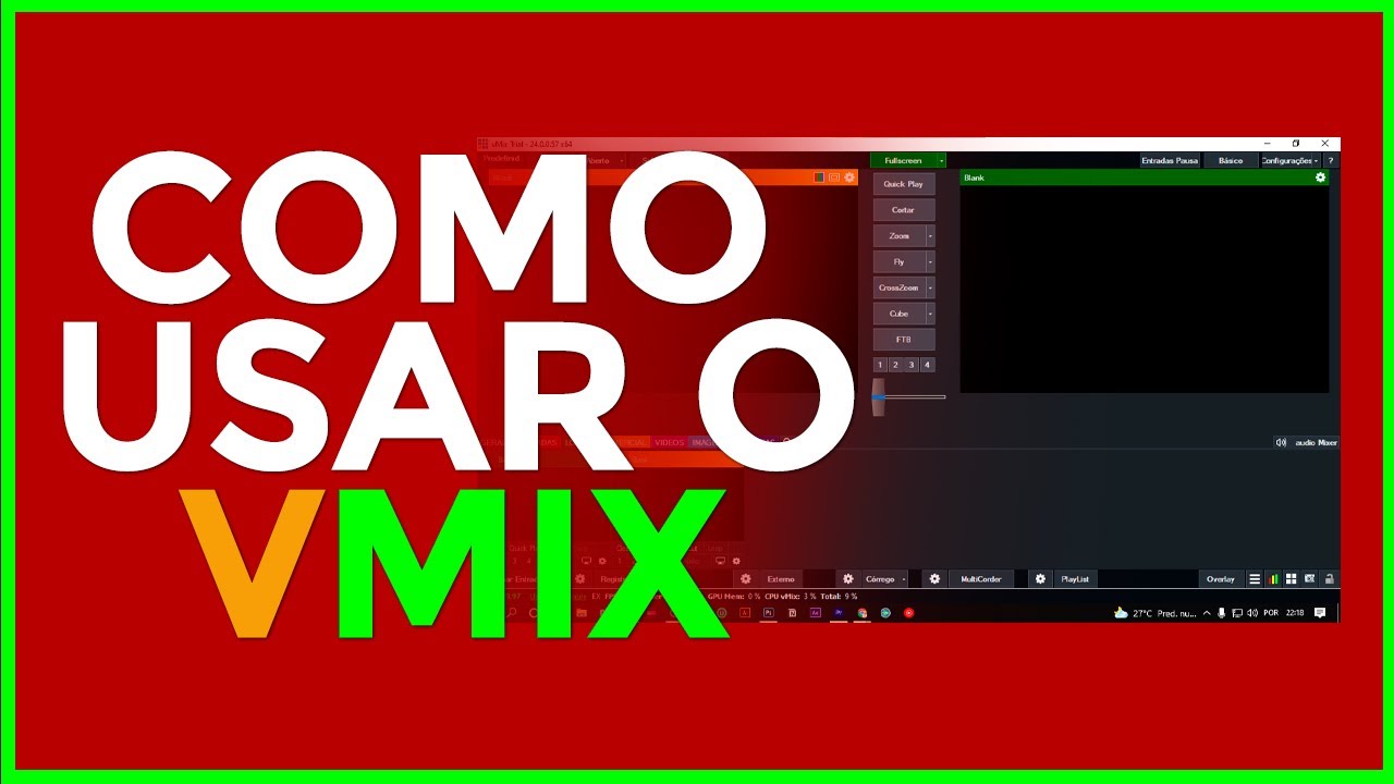 ✅[PASSO A PASSO] Como usar o Vmix