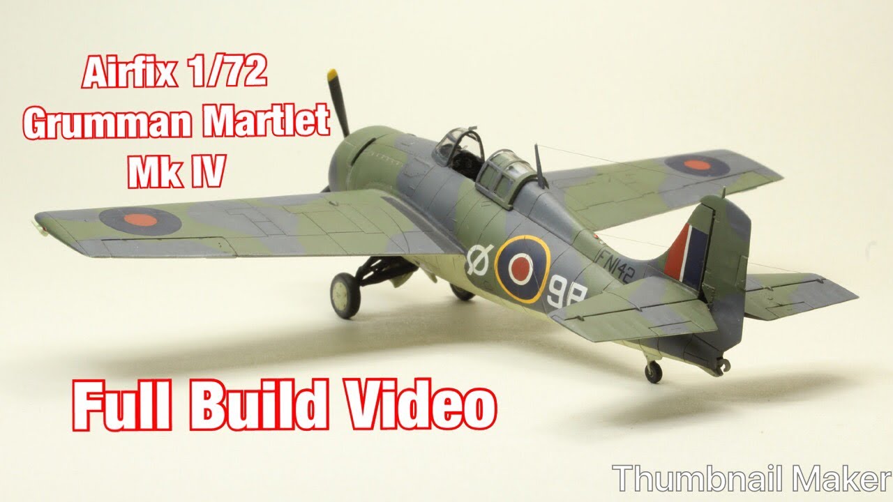 Airfix 1/72 Grumman Martlet Mk IV, Full Build Video