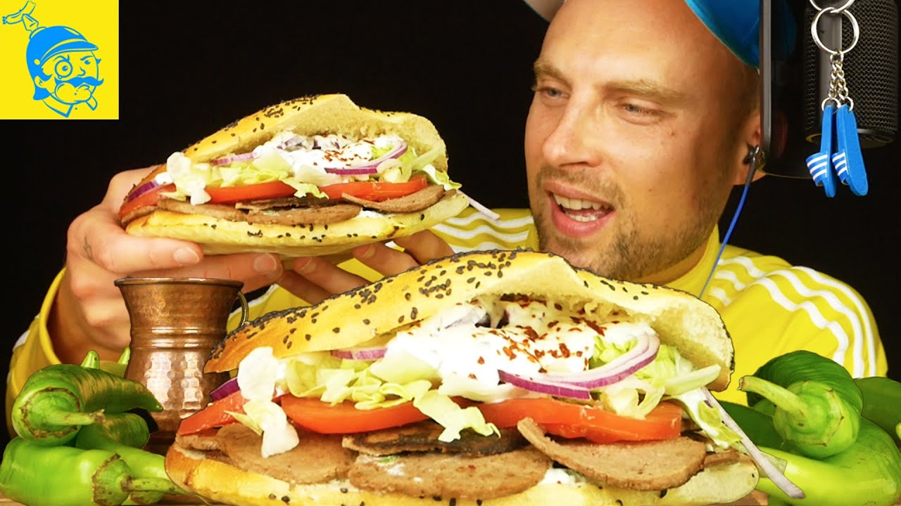 АСМР Я ем бутерброд с донер-кебабом 🥙😋