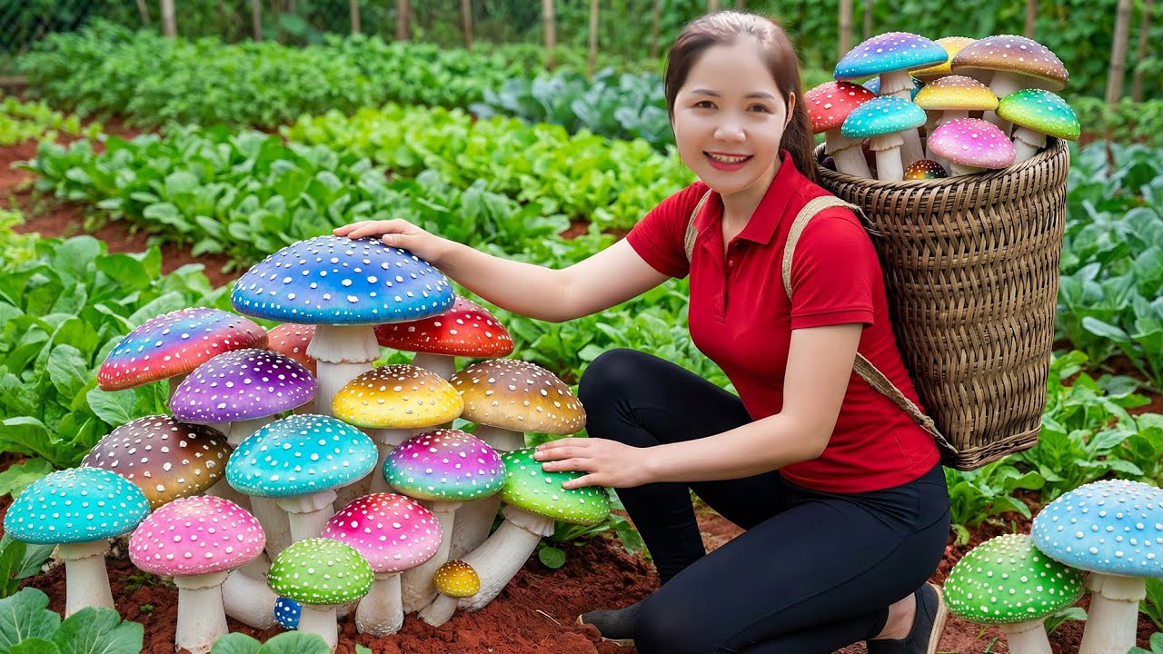 Harvesting Winter Oyster Mushroom Goes To Market Sell, Collecting 1000+ Chicken Eggs & Export