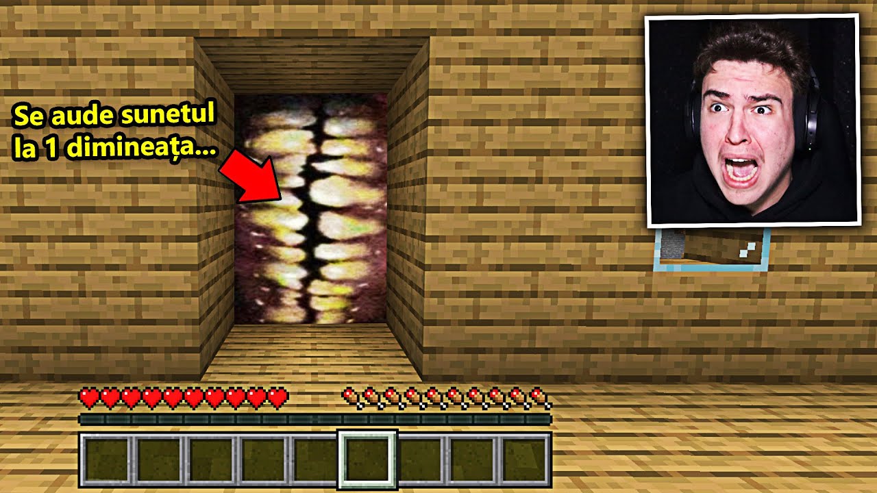 Am auzit un sunet horror în casa mea la 1 dimineața.. nu mi-a venit să cred ce a fost ! (Minecraft)