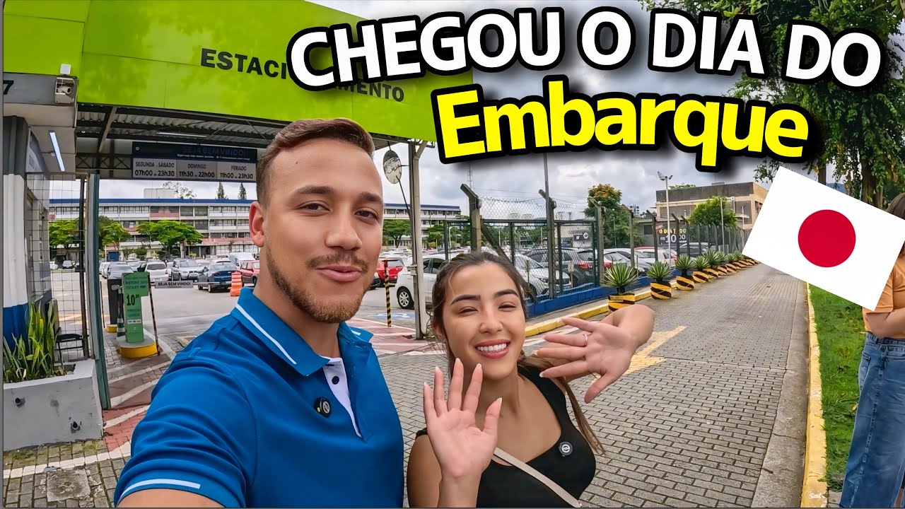 Chegou o dia do embarque para o Japão