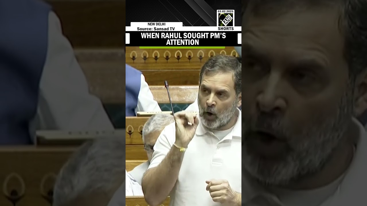 &ldquo;PM not looking at me,&rdquo; says Rahul Gandhi mid-speech for PM Modi&rsquo;s attention in Lok Sabha