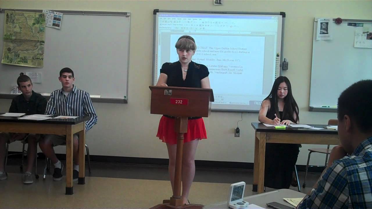 School Uniform Debate Tatum Veronica Gadi Brett Rebuttals